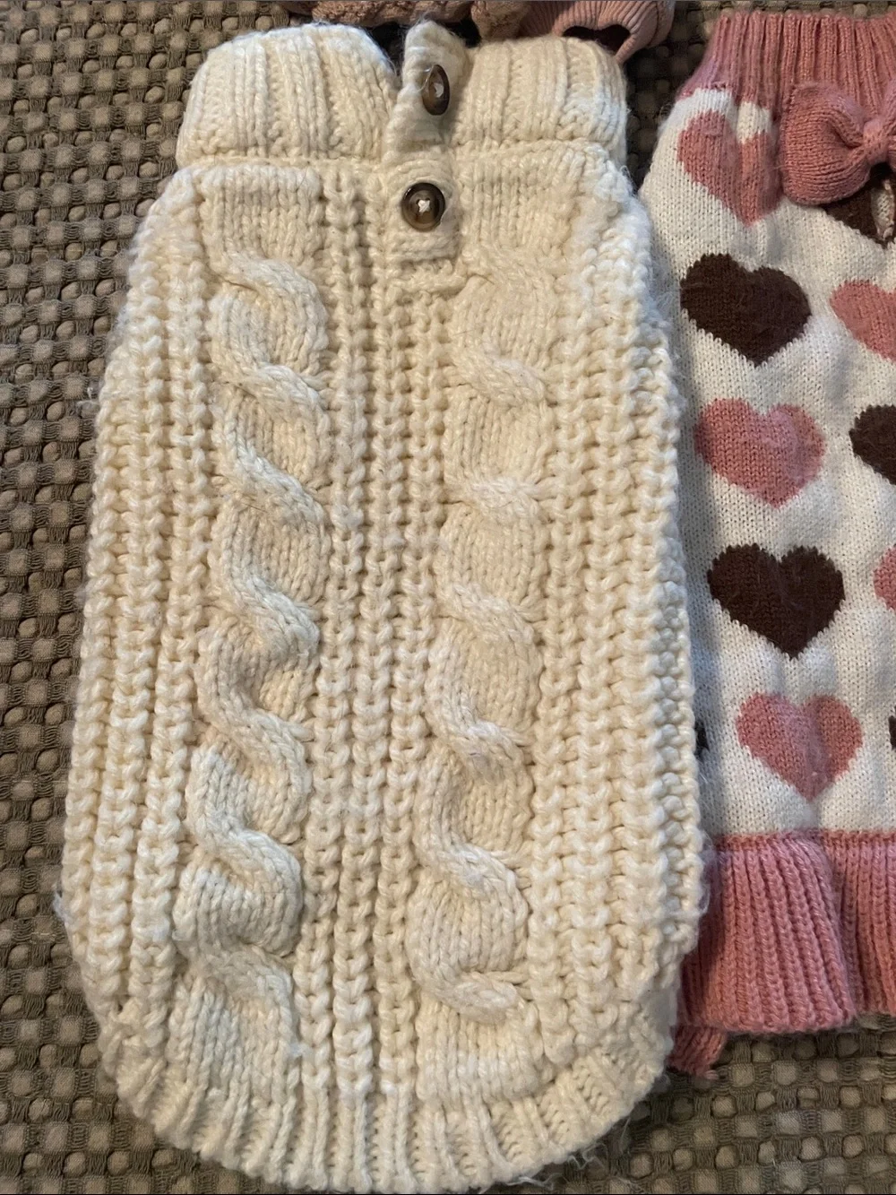 Dog sweaters (size small) Entire lot of 6